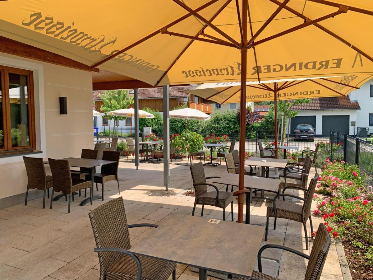 Hotel Heimfeld Restaurant Cafe Garching an Der Alz Esterno foto