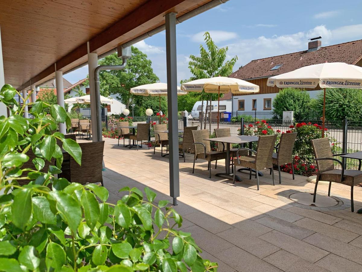 Hotel Heimfeld Restaurant Cafe Garching an Der Alz Esterno foto